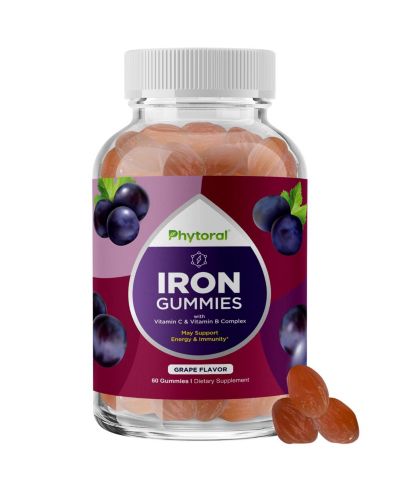 Phytoral витаминные жевательные конфеты Grape 60 шт