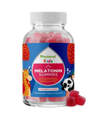 Желе Phytoral Melatonin Gummies Kids, Strawberry, 60ct