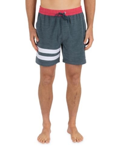 Hurley Men's Block Party Volley Stripe Swim Shorts