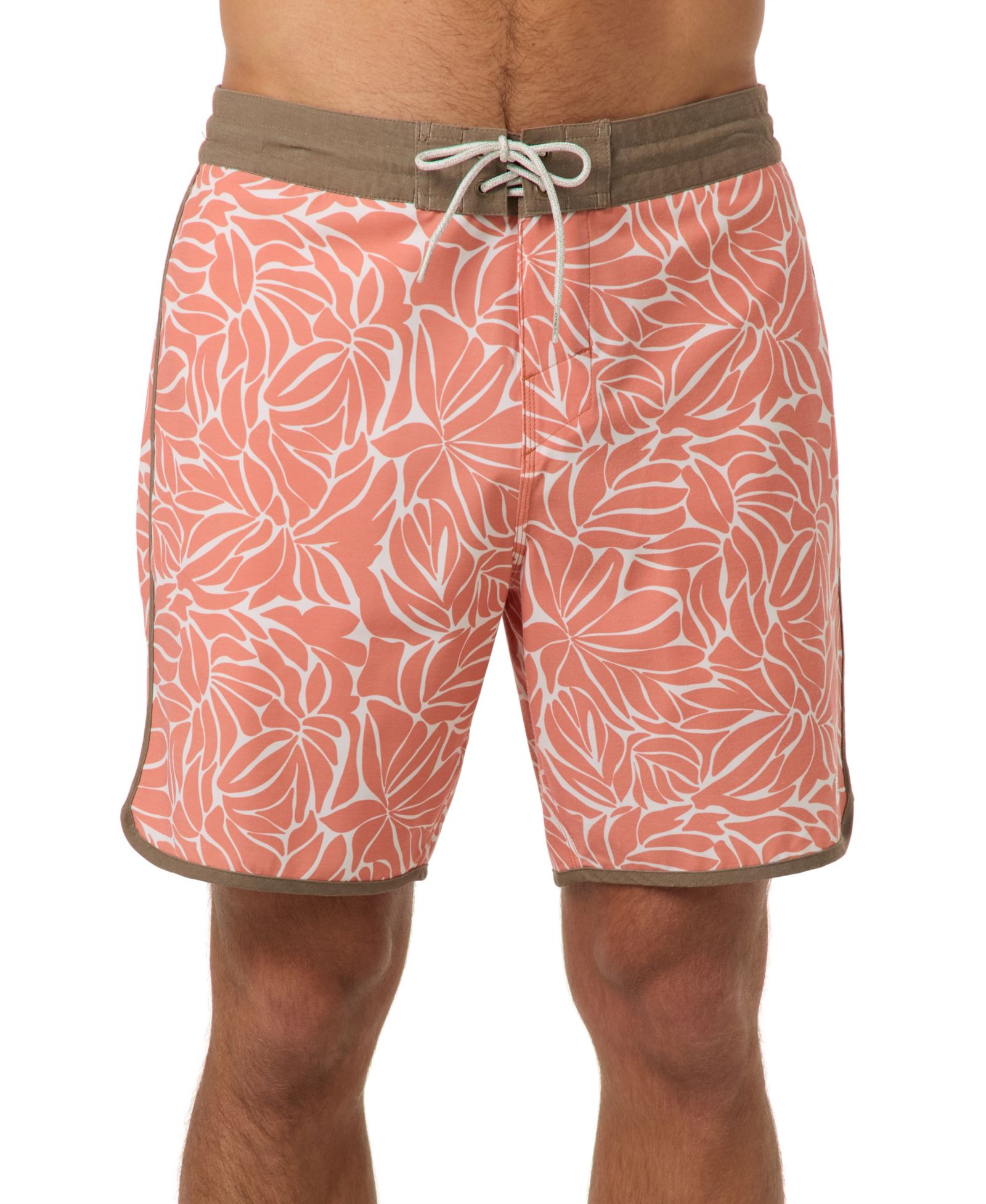 O'Neill Men's Cruzer Scallop Leaf Pattern Board Shorts