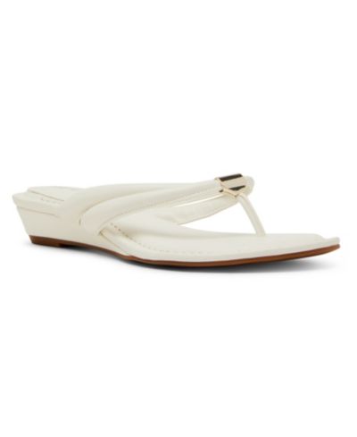 Anne Klein Women's Bari Thong Demi Wedge Sandals