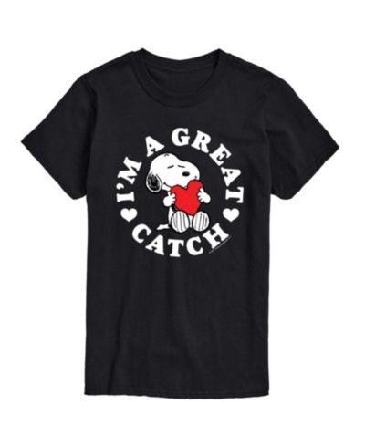 Мужская футболка AIRWAVES Peanuts Snoopy I'M A Great Catch с принтом, короткий рукав