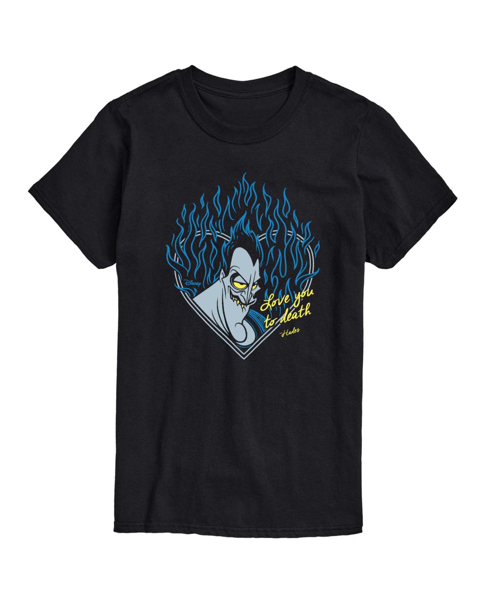 AIRWAVES Men's Disney Villains Love You To Death Printed Short-Sleeve Graphic T-Shirt