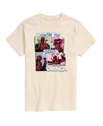 Футболка AIRWAVES Men's Deadpool Chimichanga Printed Short-Sleeve Graphic