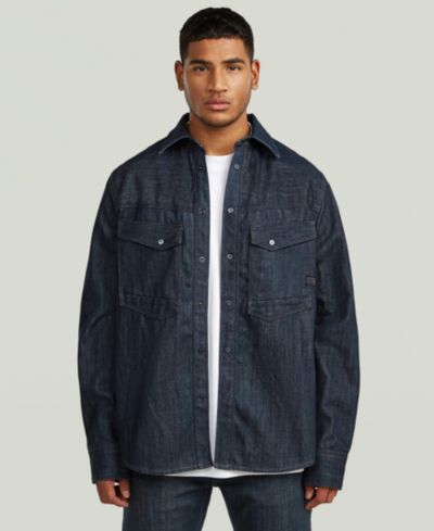 G-Star Raw Мужская рубашка Dakota Regular Collared Overshirt