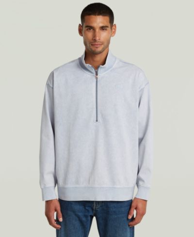 G-Star Raw Men's Relaxed Half-Zip Sweater