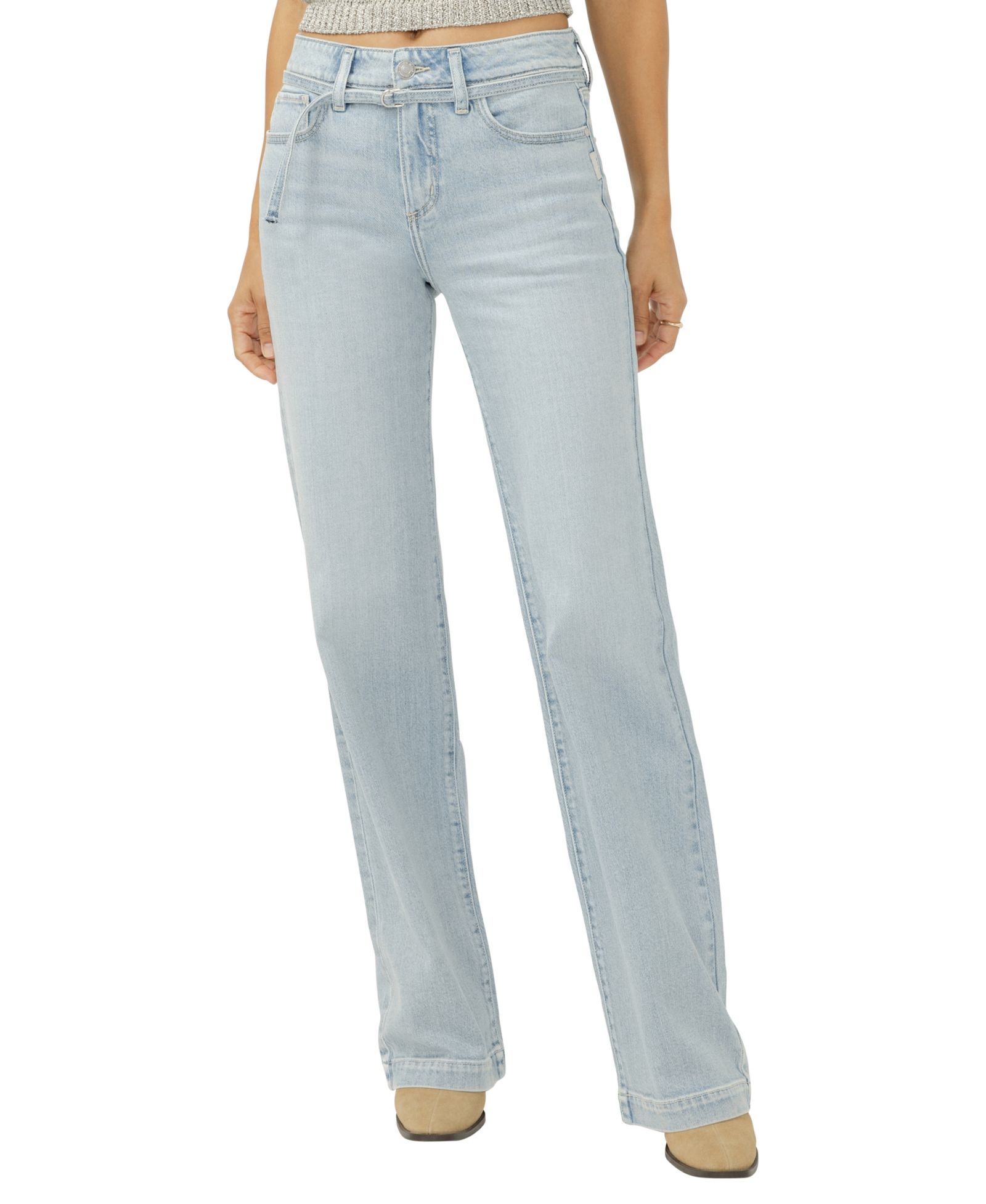Silver Jeans Co. Women's Avery High-Rise Trouser Jeans