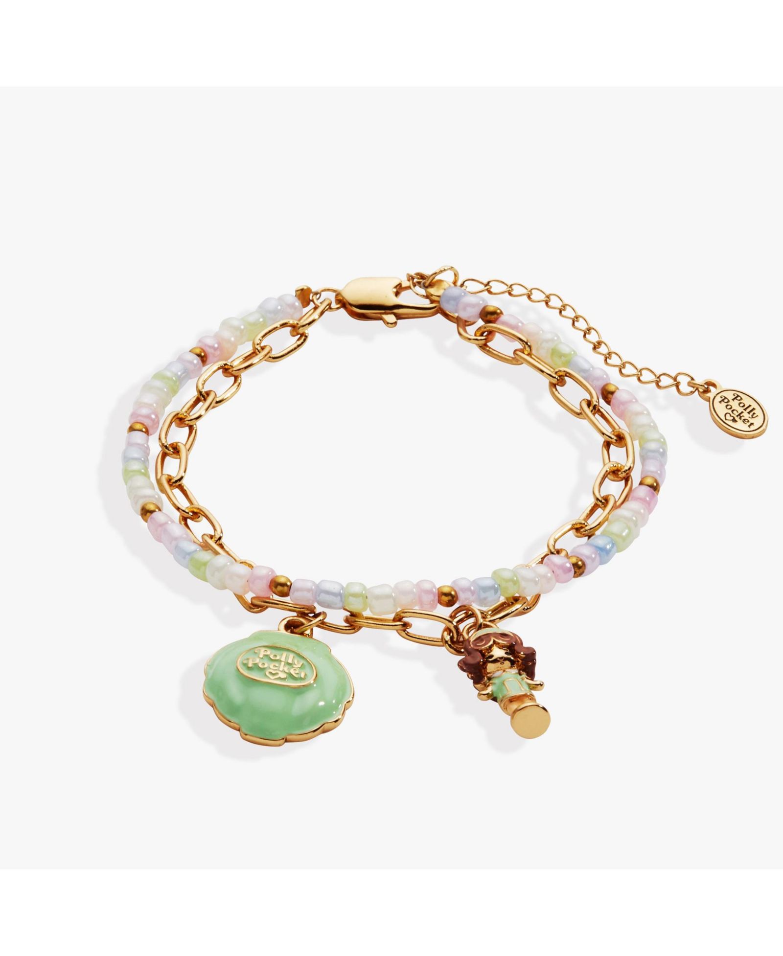 Браслет Alex and Ani Polly Pocket 2 Row Charm