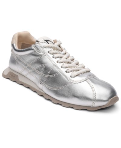 Silver Metallic Leather/Talc