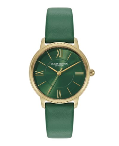 Часы Olivia Burton Women's Westbourne Green Leather Strap 30mm