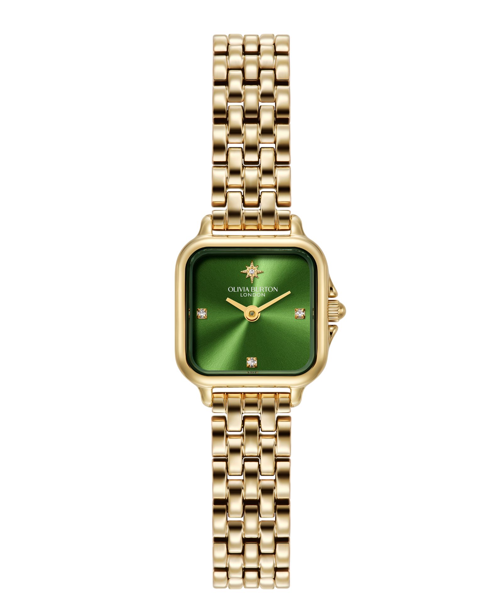 Olivia Burton Женские наручные часы Mini Grosvenor Gold Tone Stainless Steel, 20mm