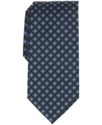 Club Room Men's Rosyln Geometric Pattern Tie, Macy's Exclusive