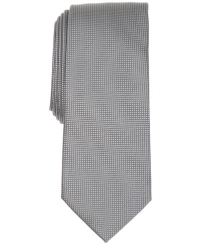 Alfani Men's Burnel Micro Check Slim Tie, Macy's Exclusive
