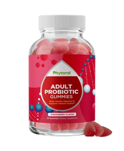 Phytoral Probiotic Adult Gummy, Strawberry, 30ct