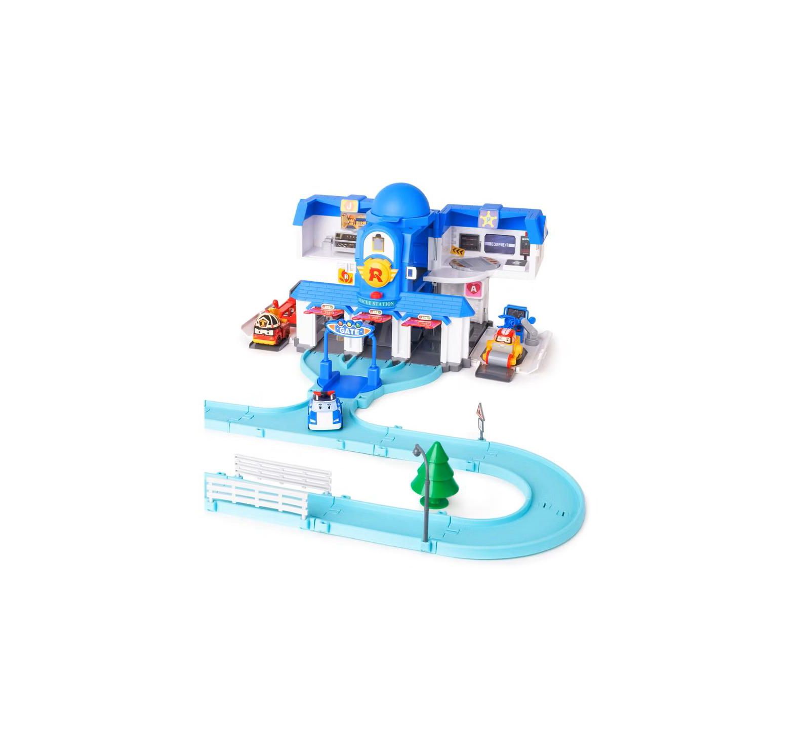 Robocar Poli игровой набор штаб-квартиры с трассой для машинок (машинки не входят)