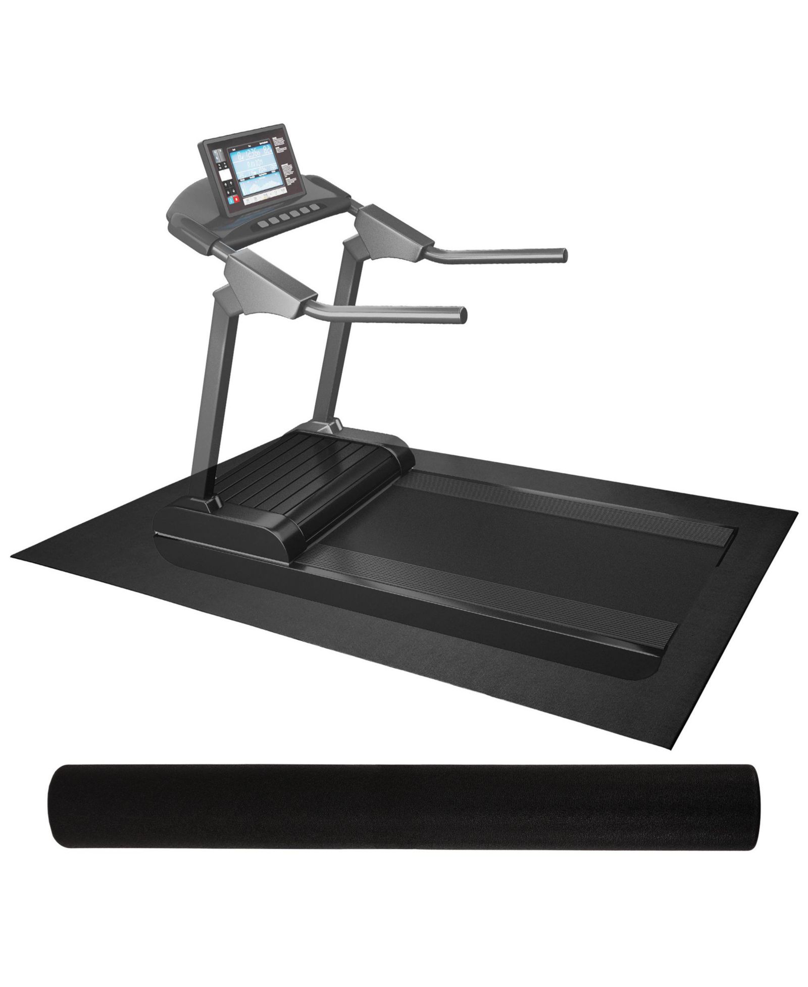 BalanceFrom Fitness коврик для спортзала высокой плотности 5' x 7' для защиты пола