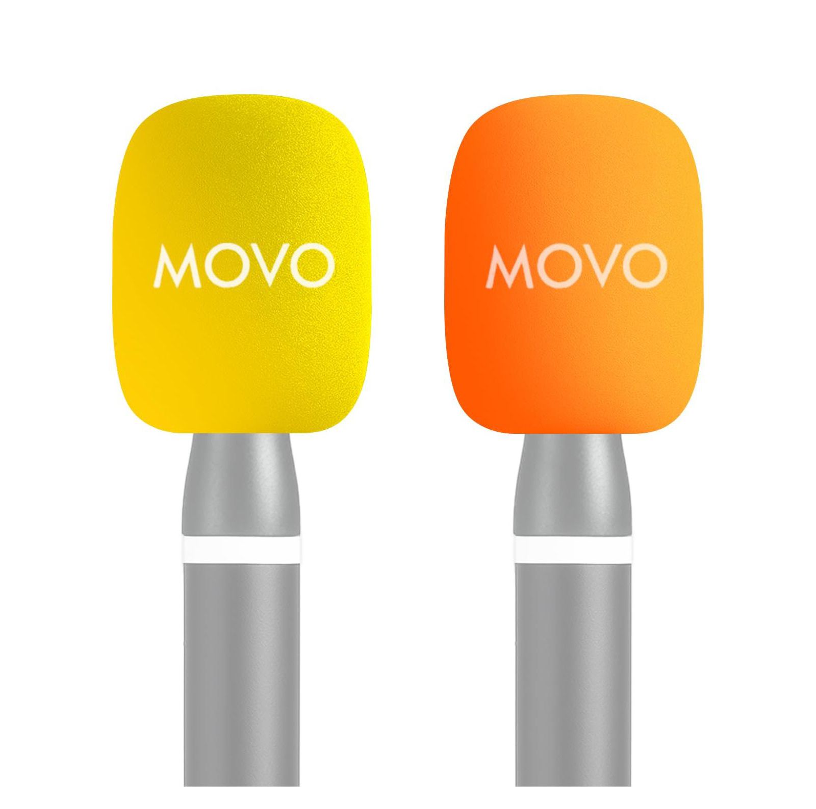 Movo ветрозащитные чехлы разных цветов, 2 шт. для Movo Wmx-HM2 и Rode Interview Go