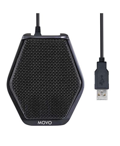 Movo MC1000 Long-Range Desktop USB Microphone for Windows and Mac