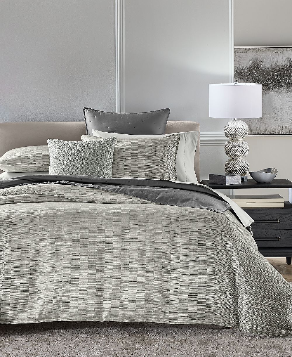 Hotel Collection Horizon Geometric 3-Pc. Comforter Set, Full/Queen, Macy's Exclusive