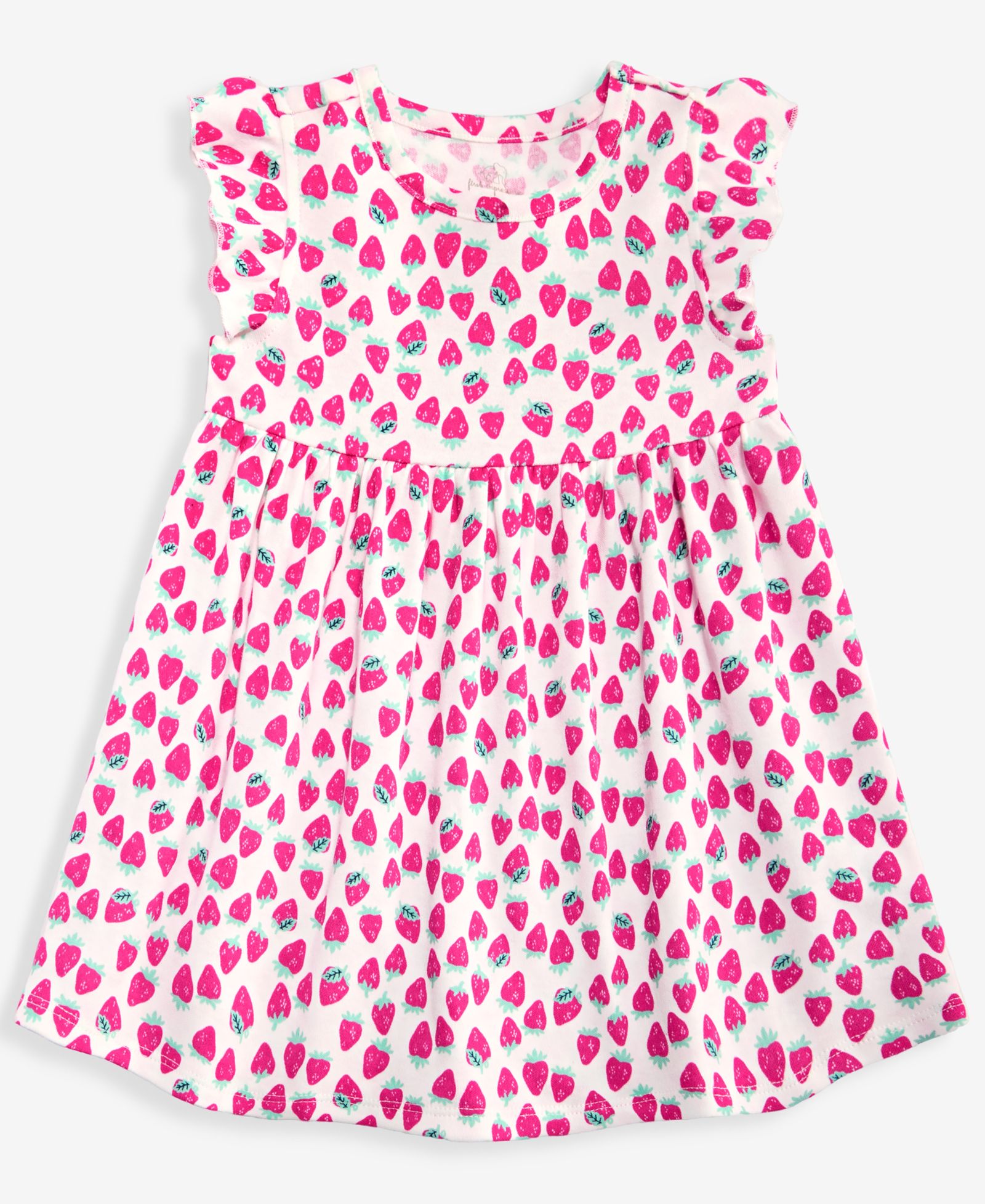 Детское платье First Impressions Baby Girls' 0M-24M Strawberry-Print