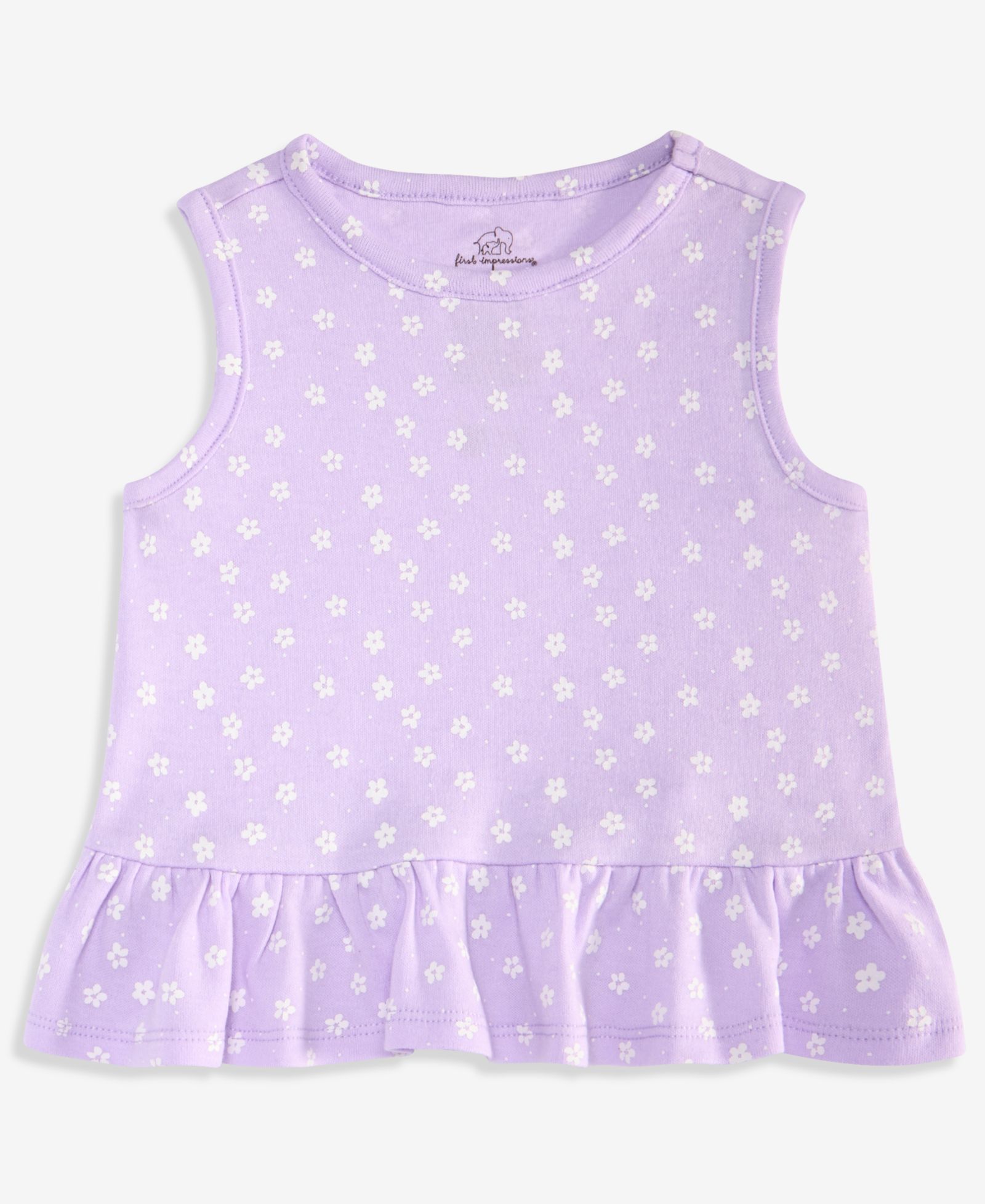 Детский топ Peplum с цветочным принтом First Impressions, 2T-4T
