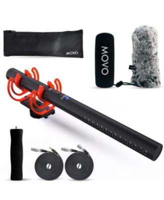 Конденсаторный микрофон Movo X3-II 11-inch XLR суперкардиоидный для камеры