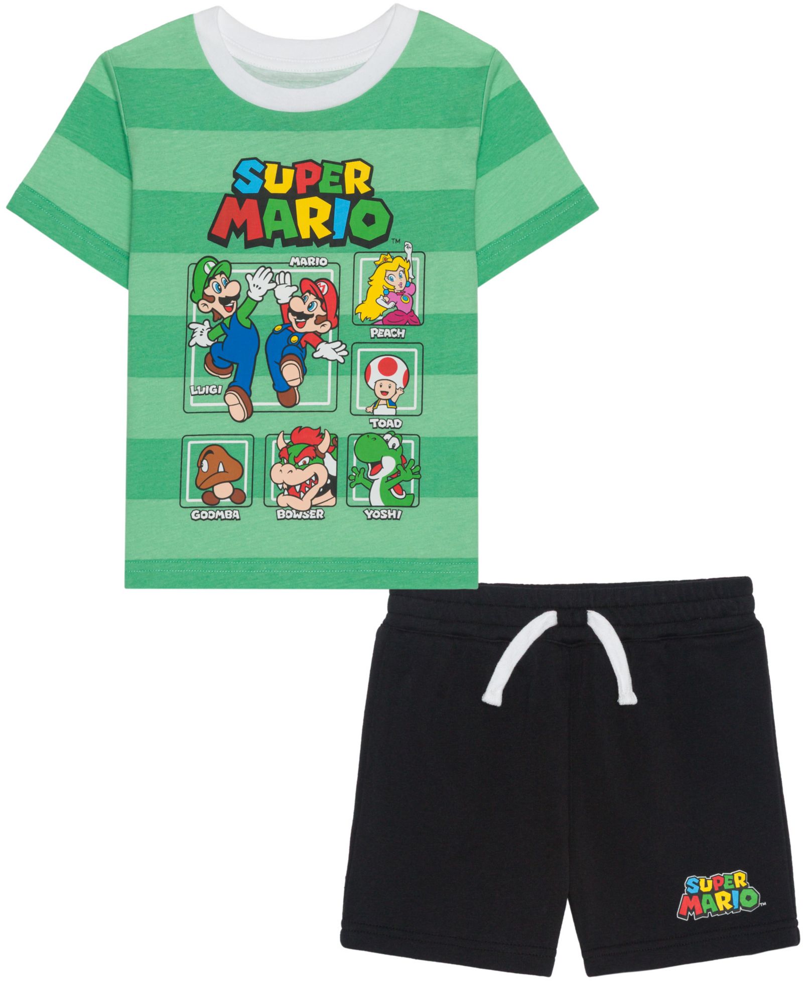 Комплект из футболки и шорт Mario Bros. Super Mario & Friends для малышей, 2-piece set
