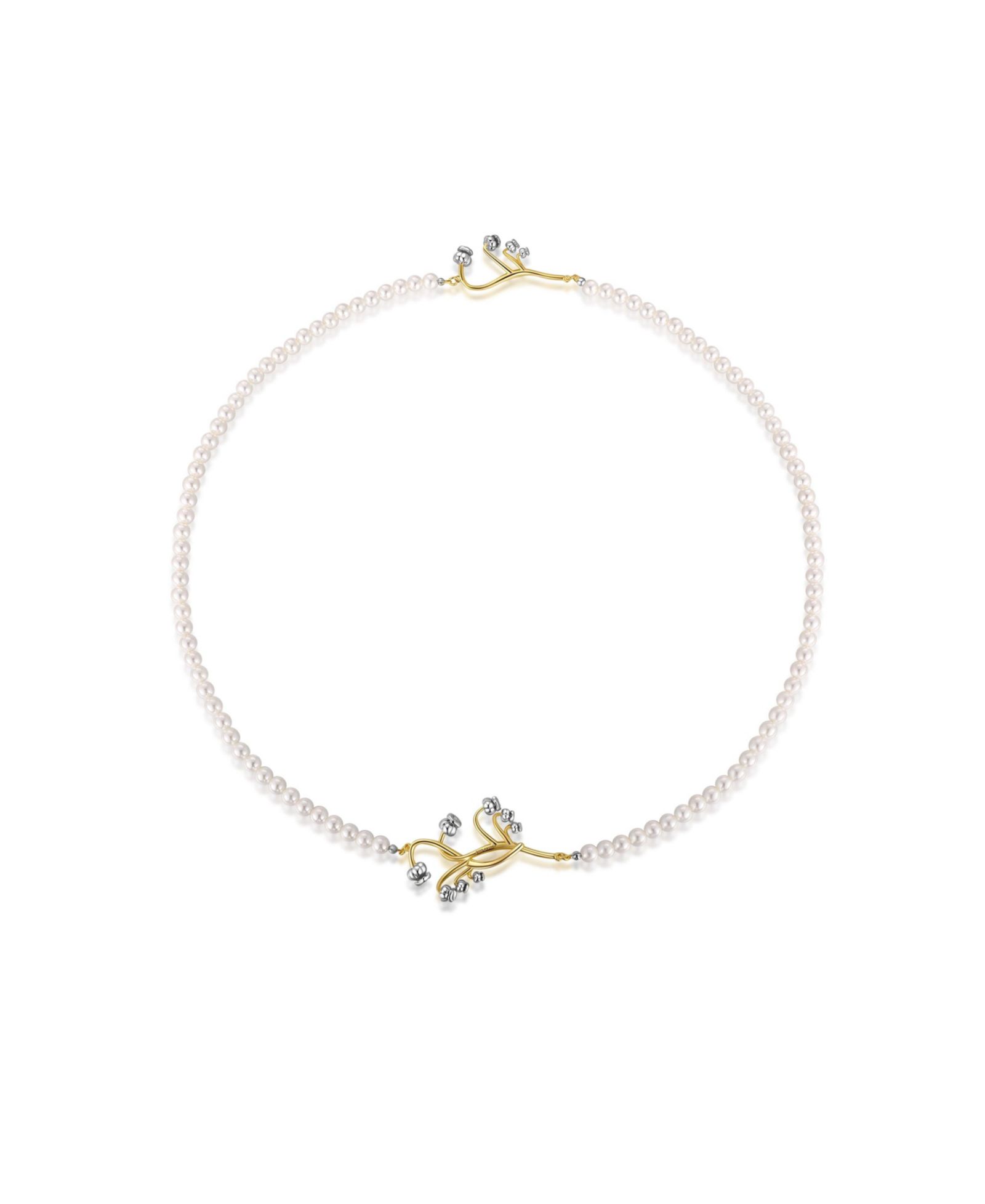 RETRO CHIC Lily of the Valley Pearl Necklace