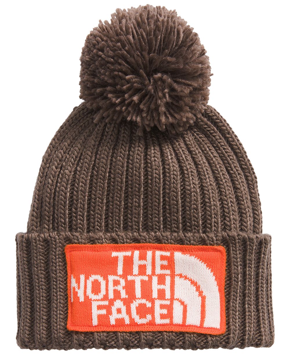 The North Face Шапка с помпоном из рибаной вязки
