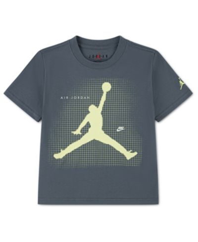 Детская футболка Jordan Boys' 4-7 Jumpman Grid Blur Crewneck