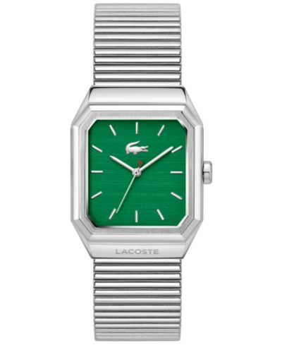 Мужские часы Lacoste Rene с браслетом из нержавеющей стали серебристого цвета, 31x32mm