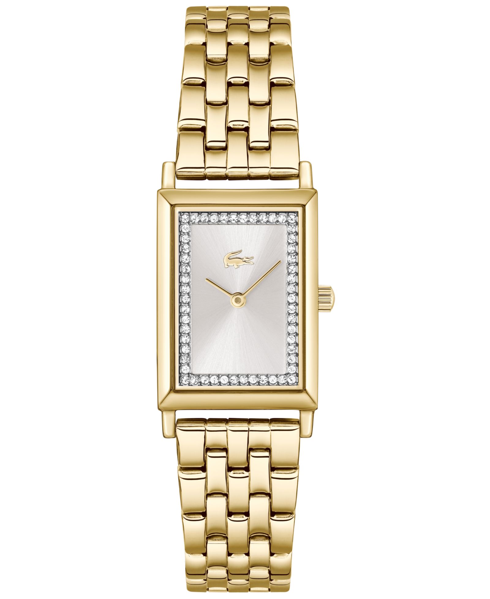 Lacoste Women's Catherine Gold Tone Stainless Steel Bracelet Watch, 28.3x20.7mm