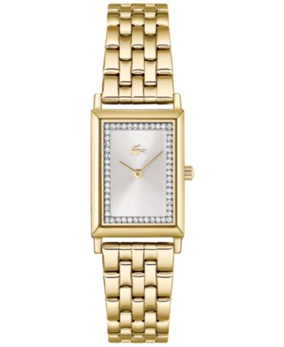 Женские часы Lacoste Catherine Gold Tone Stainless Steel, 28.3x20.7mm