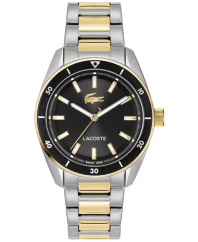 Lacoste Мужские часы Boston Two Tone из нержавеющей стали, 39mm