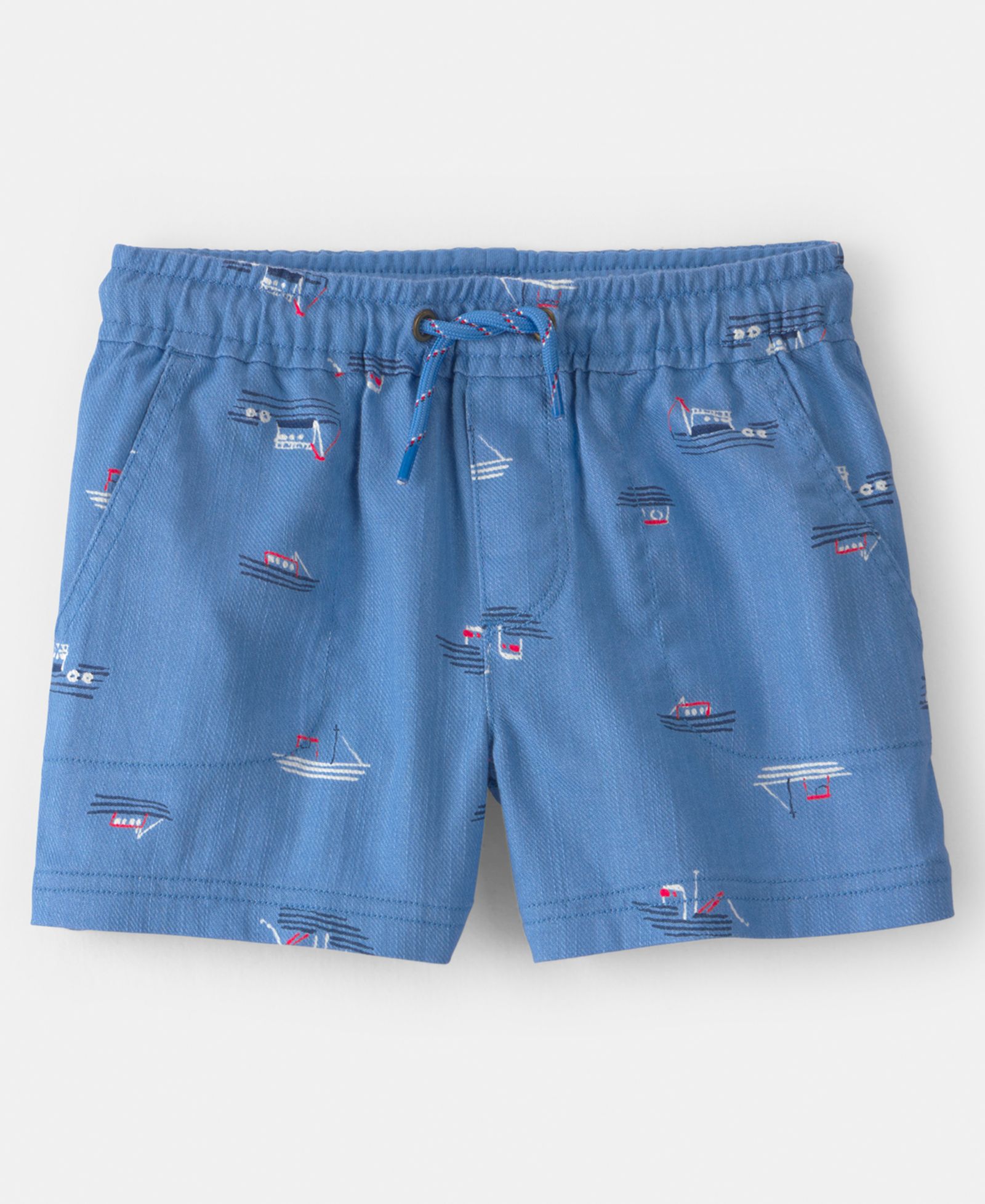 Carter's Girls' Toddler 2T- 5T Sailboat Twill Pull-On Shorts