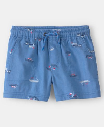 Carter's Girls' Toddler 2T- 5T Sailboat Twill Pull-On Shorts