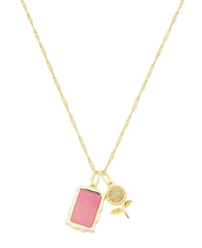 Подвеска Unwritten Cubic Zirconia и полудрагоценных камней
