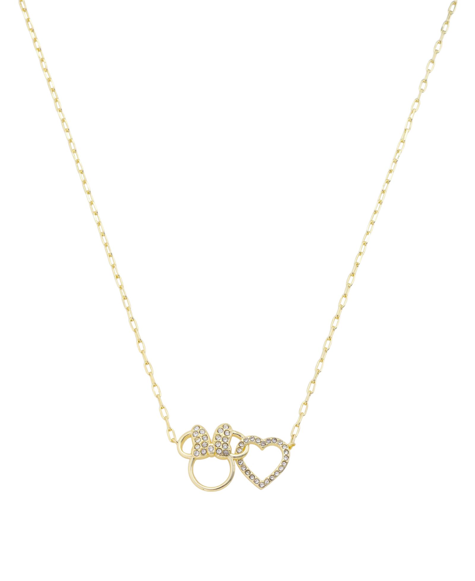 Подвеска Disney Minnie Mouse Crystal Open Heart and Minnie