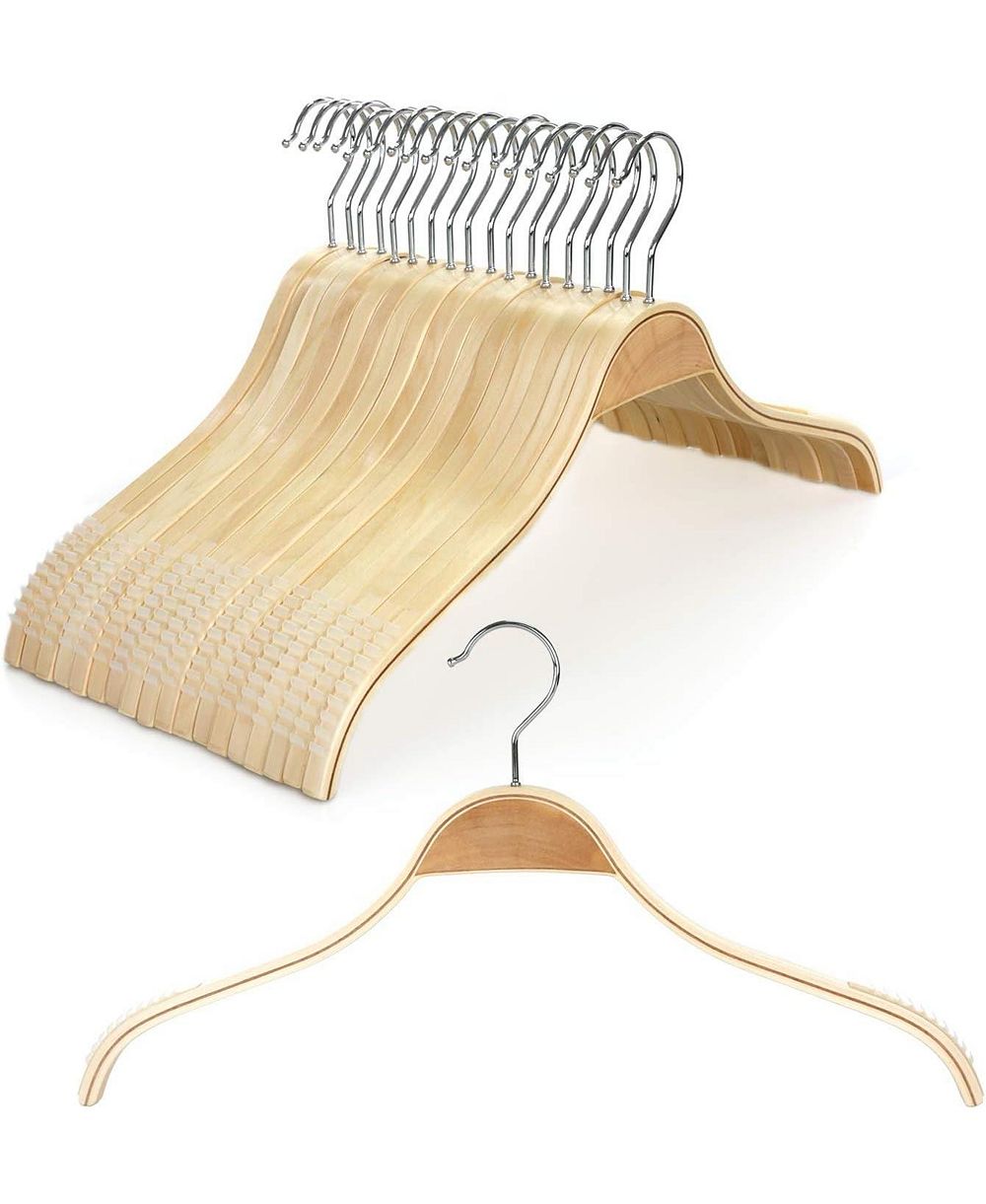 Деревянные вешалки BP4U Premium Lightweight Slim Birch Wood