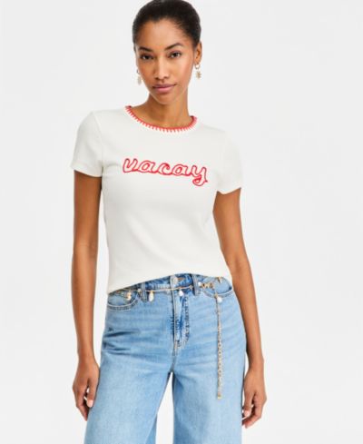 On 34th Women's Short-Sleeve Vacay Graphic T-Shirt, Macy's Exclusive