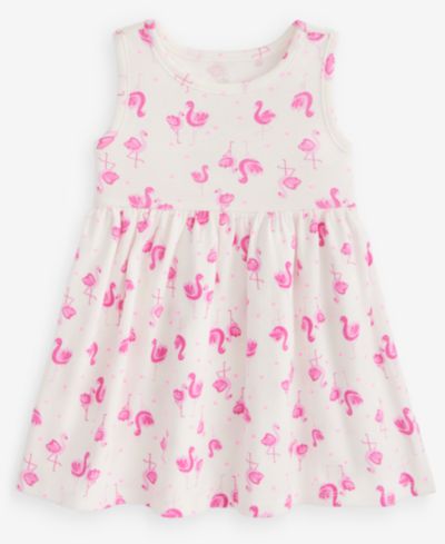 Платье First Impressions Toddler Girls' 2T-4T Flamingo-Print