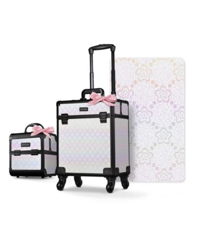 Косметичка Byootique 2-Piece Makeup Train Case Pure ForgetMeNot