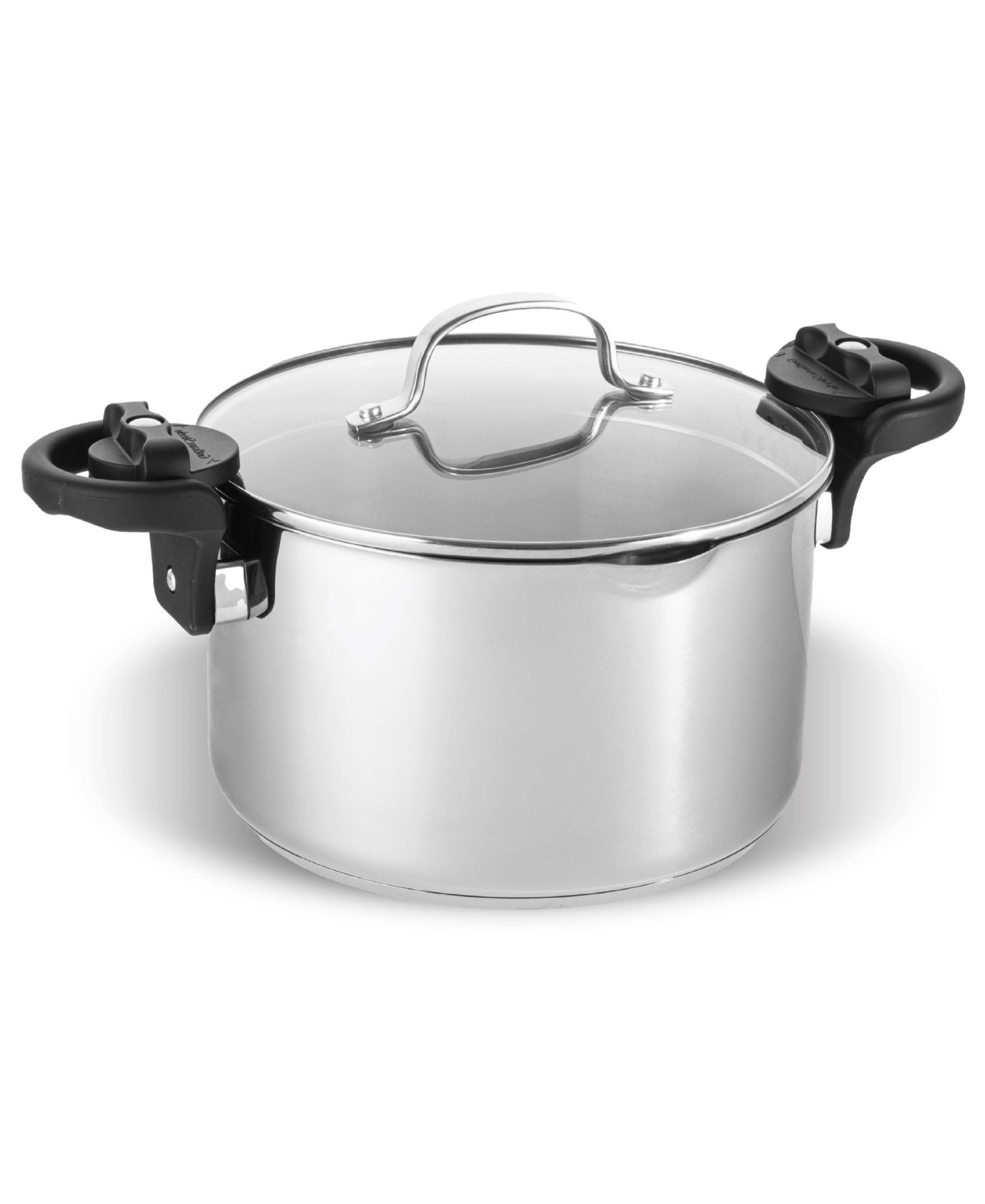 Кастрюля для пасты Gotham Steel Stainless Steel 5 Qt. с ручками Twist and Lock