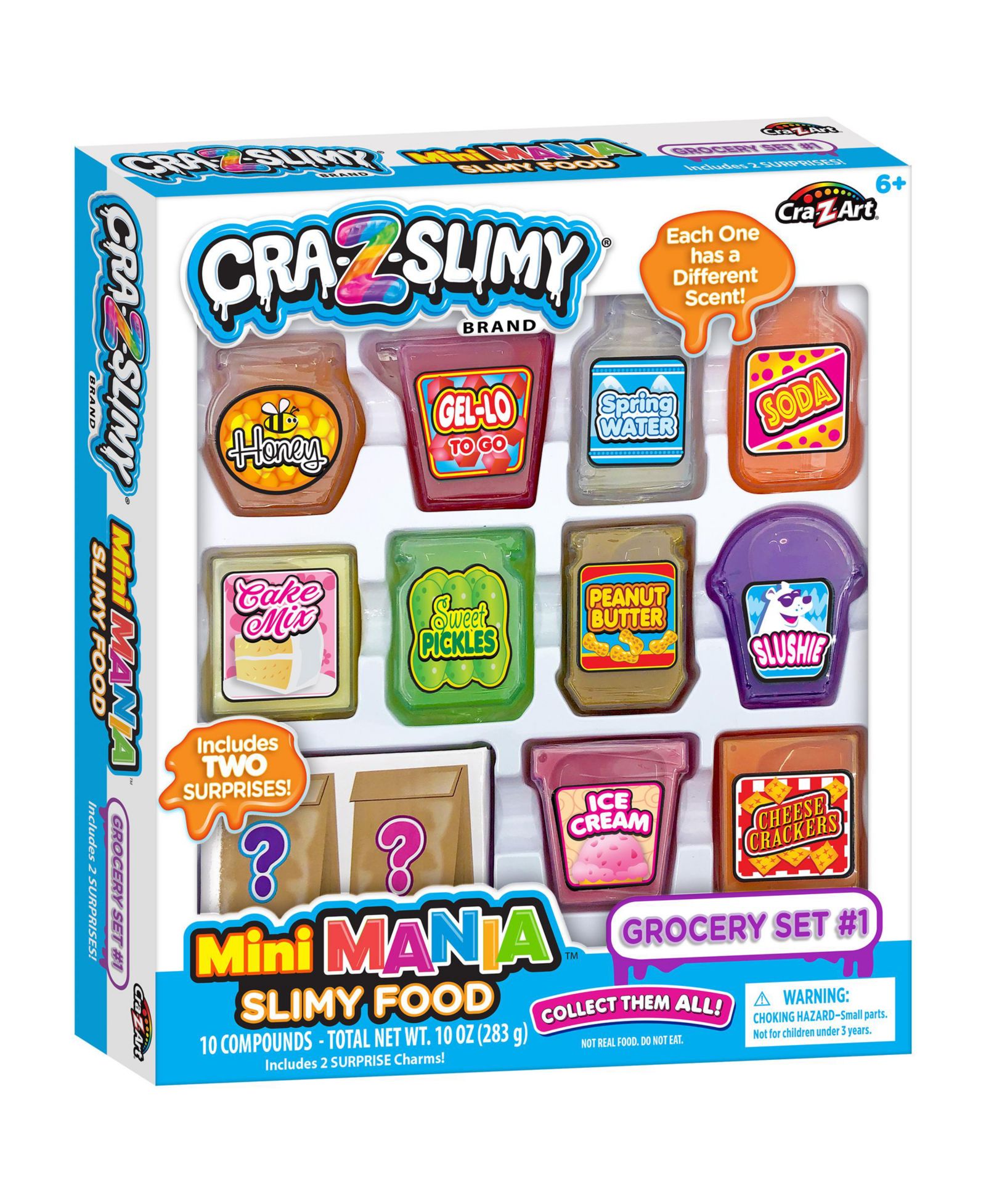 Cra-z-art Mini Mania набор из 10 штук с запахом еды, для детей 6+