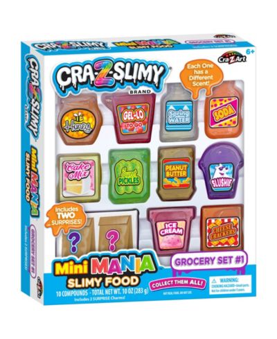 Набор Cra-Z-Art Cra-Z-Slimy: Mini Mania Slimy Food: Grocery Set #1