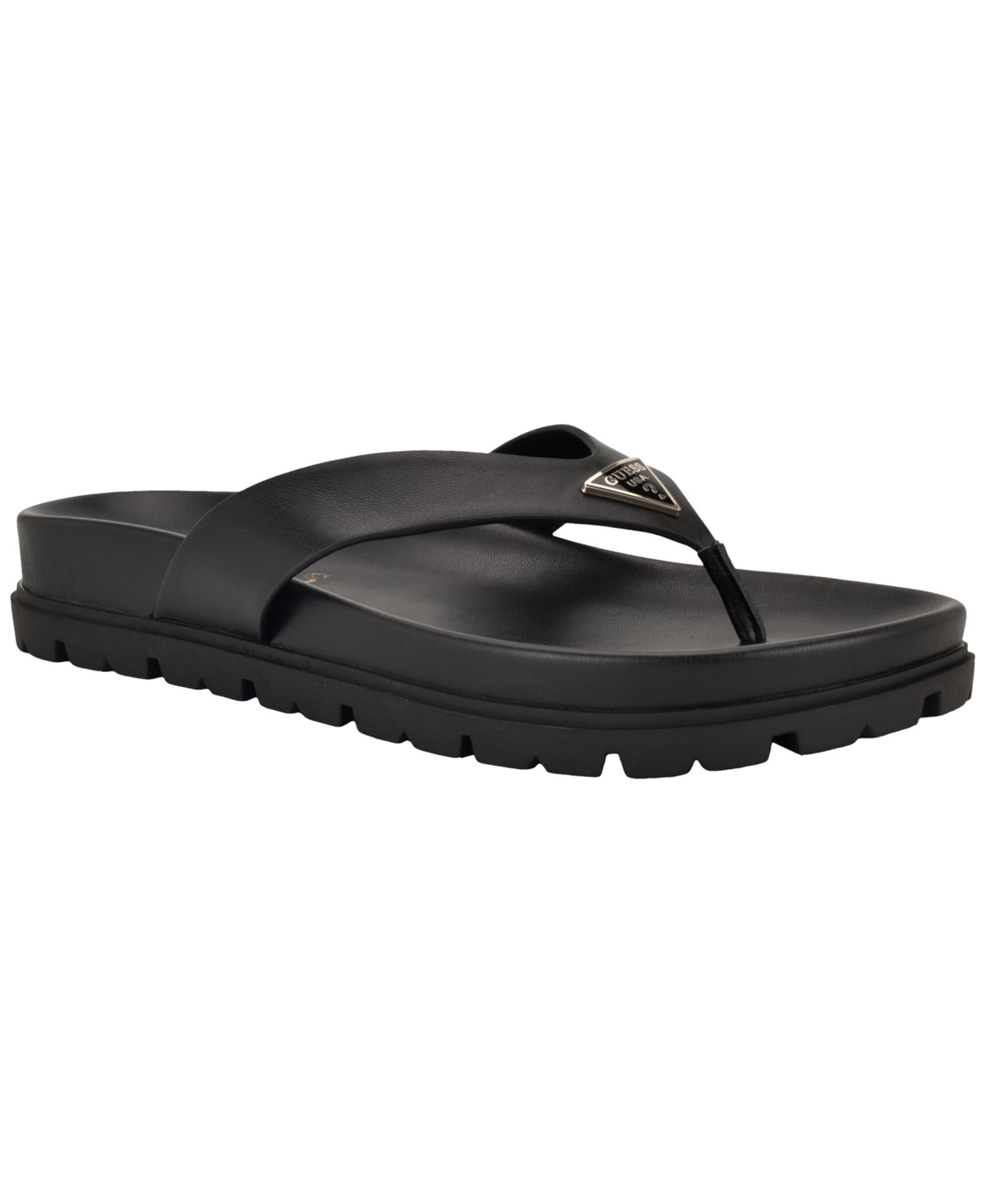 Женские сандалии GUESS Women's Davelle Thong Slip-On Lug Sole