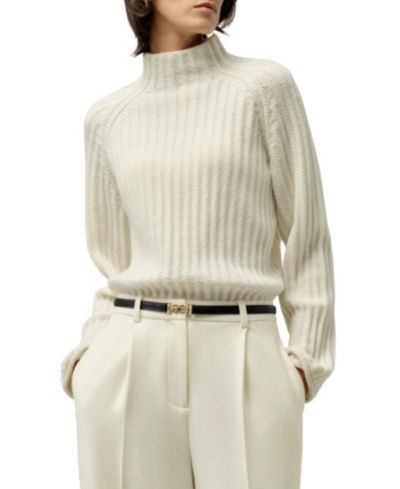 Свитер LILYSILK Women's Pointelle Mock Neck