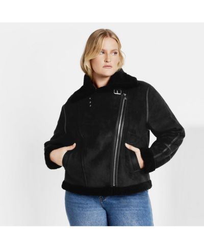 Женская куртка CITY CHIC Plus Size Sherpa Hunter