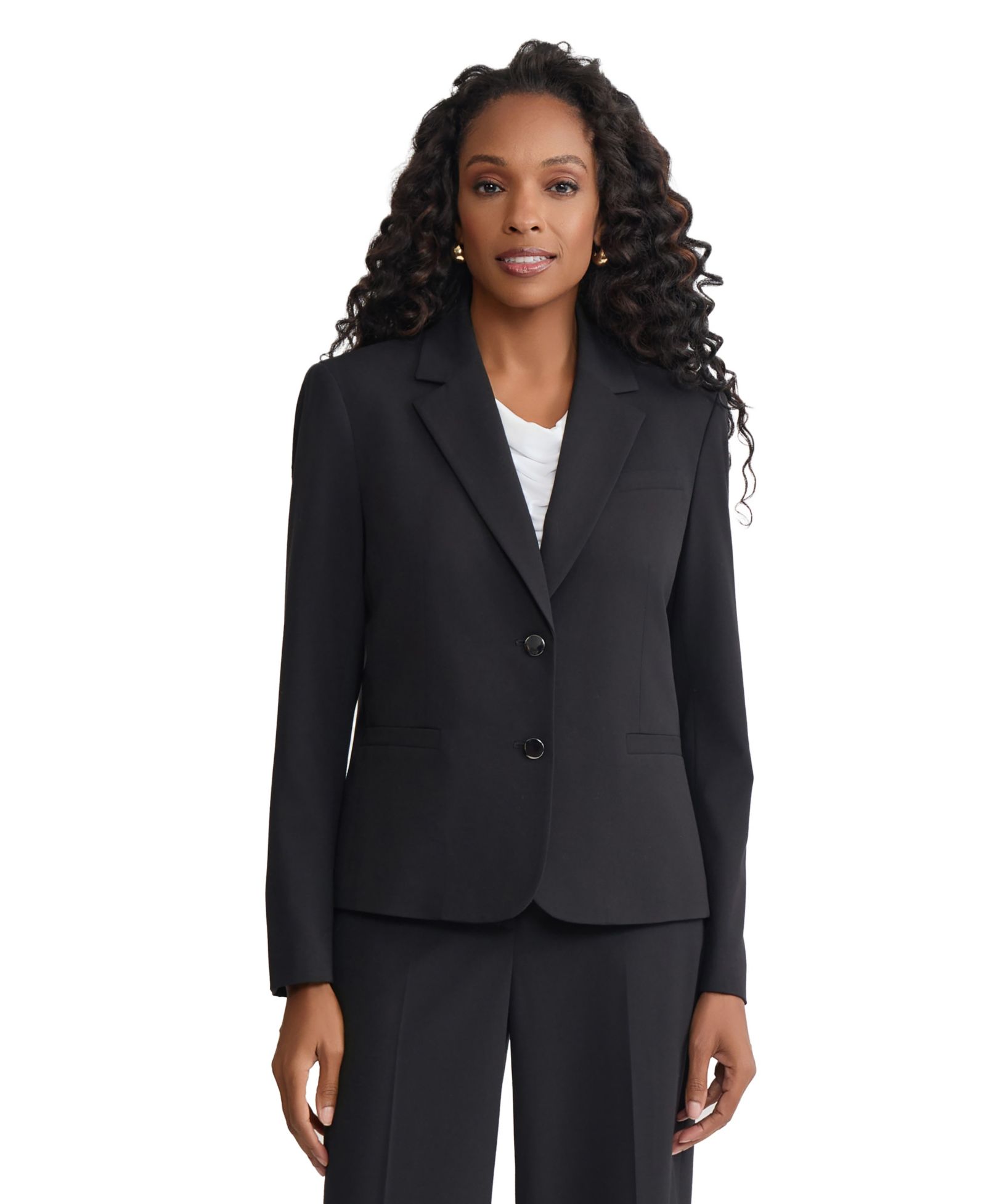 Блейзер Jones New York Women's Notch Collar Two Button Stretch
