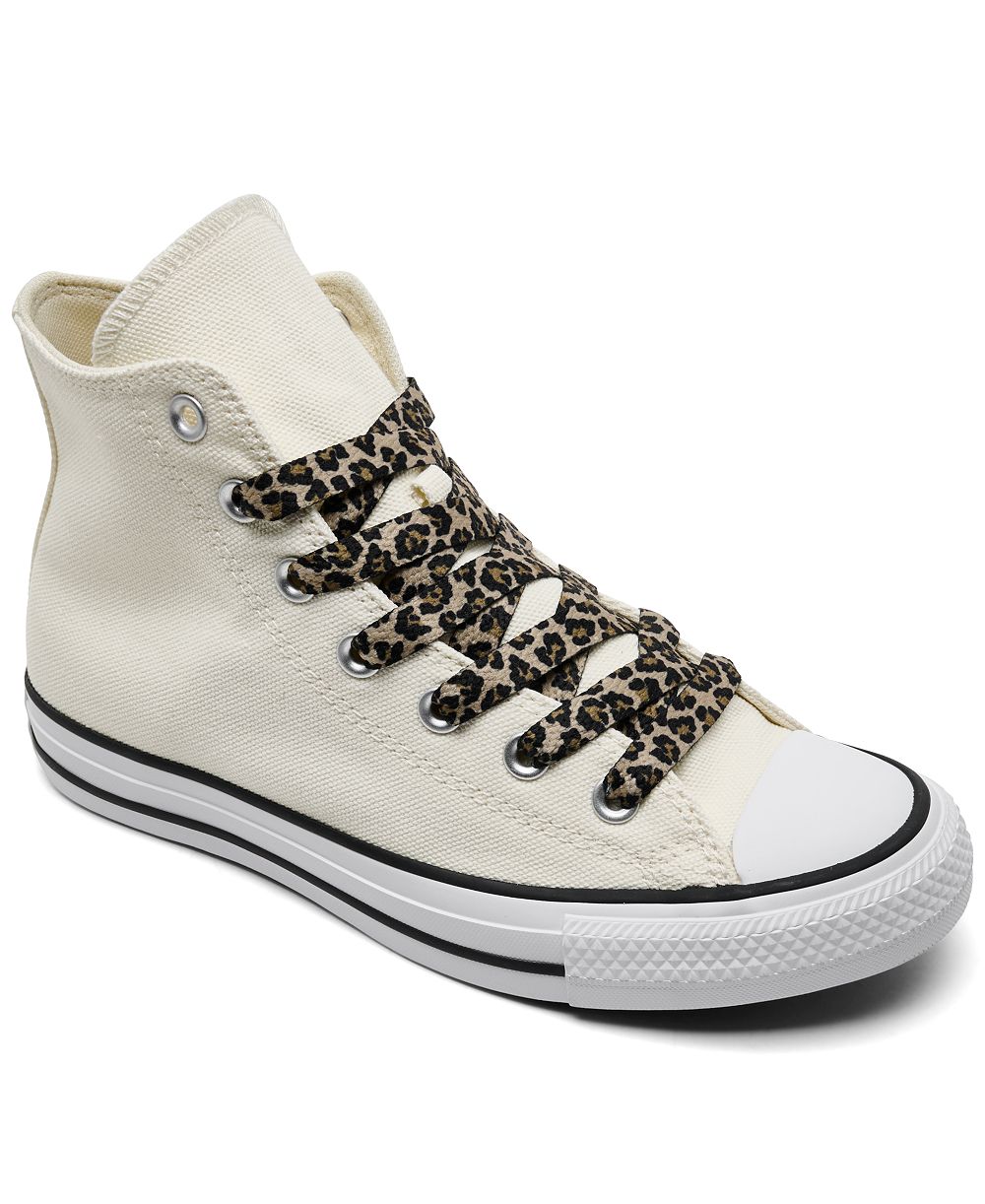 Converse Women's Chuck Taylor All Star Leopard Laces High Top Sneakers from Finish Line